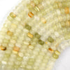 Natural Afghanistan Jade Rondelle Button Gemstone 15