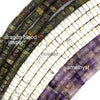 3-4x6mm Natural Various Gemstones Heishi Disc Beads 15