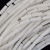 4mm x 13mm Natural Assorted Gemstones Tube Cylinder Beads 15