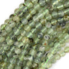Natural Green Prehnite Round Beads Gemstone 15.5