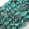Blue Green Turquoise Pebble Nugget Beads 15