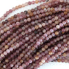 Natural Light Purple Lepidolite Round Beads 15.5