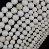 White Turquoise Round Beads Gemstone 15