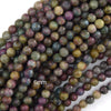 Natural Ruby Fuchsite Round Beads Gemstone 15.5
