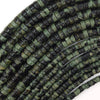 Natural Green Kambaba Jasper Heishi Disc Beads 15.5
