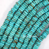 Blue Turquoise Heishi Disc Beads Gemstone 15