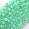 Genuine Green Selenite Round Beads Gemstone 15.5