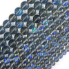 Blue Gray Mystic Aura Quartz Round Beads Gemstone 15