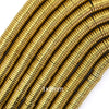 1mm Thick Gold Hematite Heishi Disc Slice Beads 15.5