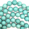 18mm blue turquoise round gemstone beads 15