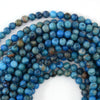 Blue Crazy Lace Agate Round Beads Gemstone 15