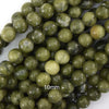 Natural Green Taiwan Jade Round Beads Gemstone 15