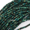 Green Sea Sediment Jasper Rondelle Button Beads Gemstone 15
