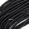AA Black Onyx Rondelle Button Beads Gemstone 15