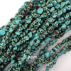 Blue Green Turquoise Pebble Nugget Beads 15