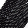 AA Black Onyx Rondelle Button Beads Gemstone 15