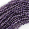 Natural Purple Lepidolite Round Beads 15