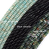 2x4mm Natural Various Gemstones Rondelle Button Spacer Beads 15