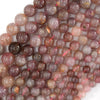 Natural Madagascar Lavender Rose Quartz Round Beads 15.5