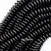 AA Black Onyx Rondelle Button Beads Gemstone 15