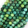 Natural Green Chrysoprase Round Beads 15.5