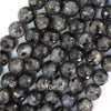 Natural Faceted Labradorite Larvikite Round Beads 14.5