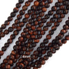 Red Tiger Eye Round Beads Gemstone 15