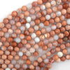 Natural Pink Mexican Agate Round Beads Gemstone 15