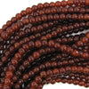 6mm Black Blue Brown Pink Red Yellow Magenta Glass Round Beads 14