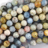 Natural Multicolor Morganite Round Beads Gemstone 15.5