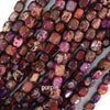 5x7mm Sea Sediment Jasper Pebble Nugget Beads 15