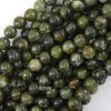 Natural Green Taiwan Jade Round Beads Gemstone 15