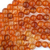 Natural Carnelian Round Beads Gemstone 15