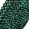 AA Natural Green Malachite Round Beads Gemstone 15.5