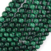 AA Natural Green Malachite Round Beads Gemstone 15.5