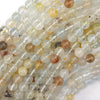Natural Multicolor Topaz Round Beads Gemstone 15