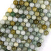 Natural Genuine Burma Jadeite Jade Round Beads 15.5