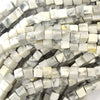 4mm Natural Semi Precious Gemstone Cube Beads 15.5