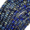 Blue Sea Sediment Jasper Rondelle Button Beads Gemstone 15