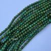 Yellowish Green Turquoise Round Beads Gemstone 15