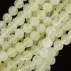 Natural Lemon Quartz Round Beads Gemstone 15