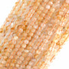 A grade Natural Yellow Citrine Round Beads 15
