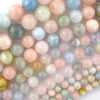 Natural Morganite Round Beads Gemstone 15.5