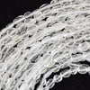Natural Clear Crystal Pebble Nugget Beads Gemstone 15.5