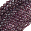 AA Natural Purple Lepidolite Round Beads 15.5