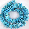 8-20mm graduated blue turquoise irregular heishi disc beads 15