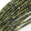 Natural Matte Green Taiwan Jade Round Beads 14.5