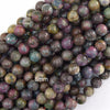 Natural Ruby Fuchsite Round Beads Gemstone 15.5