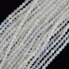 Micro Faceted Opalite Quartz Round Beads Gemstone 15