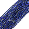 Natural Faceted Blue Lapis Lazuli Rondelle Beads 15.5